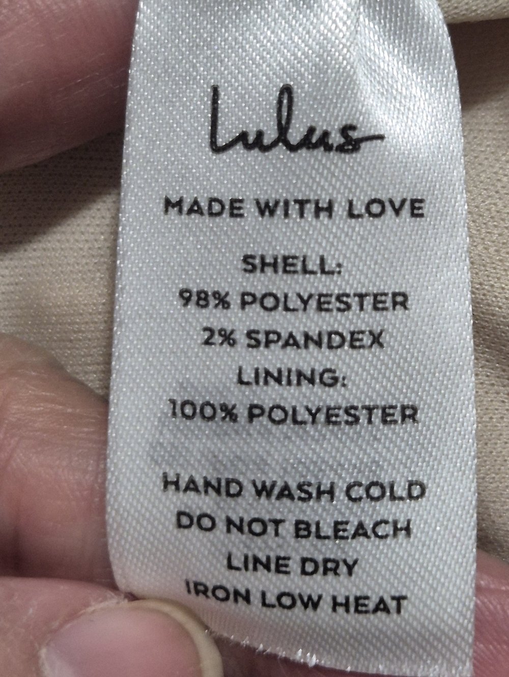 NWT Lulu's Ivory Beaded Lace Maxi Dress with Spaghetti Straps..SIZE:S - Picture 16 of 16